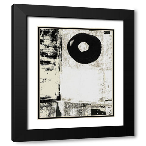 Monochrome Study II Black Modern Wood Framed Art Print with Double Matting by Loreth, Lanie