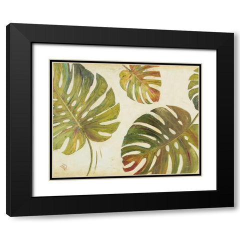 Organic II Black Modern Wood Framed Art Print with Double Matting by Pinto, Patricia