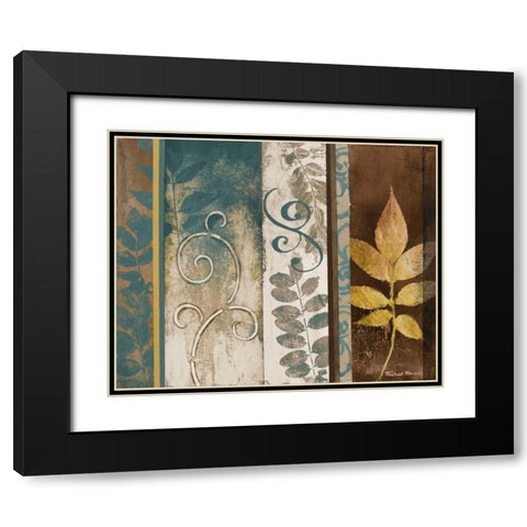 October Day I Black Modern Wood Framed Art Print with Double Matting by Marcon, Michael