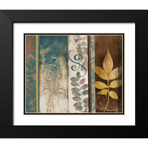 October Day I Black Modern Wood Framed Art Print with Double Matting by Marcon, Michael