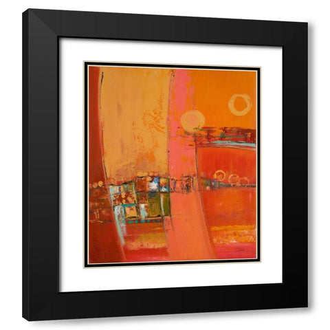 Sky of Many Suns II Black Modern Wood Framed Art Print with Double Matting by Pinto, Patricia