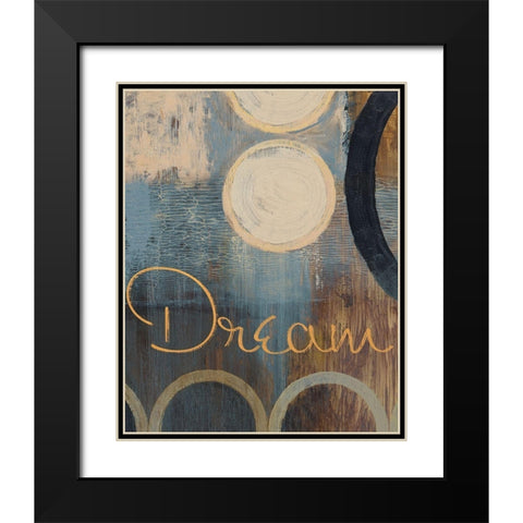 Dream Black Modern Wood Framed Art Print with Double Matting by Marcon, Michael