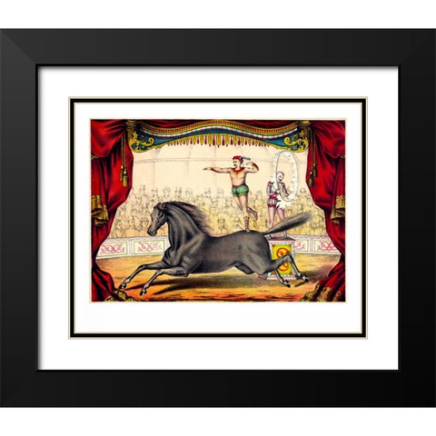 Single Leaf III Black Modern Wood Framed Art Print with Double Matting by Marcon, Michael