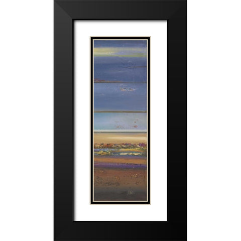 Blue Planet II Black Modern Wood Framed Art Print with Double Matting by Pinto, Patricia