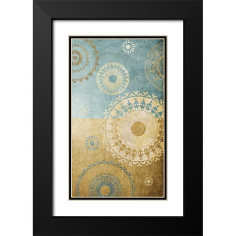 Botanical Changes I Black Modern Wood Framed Art Print with Double Matting by Marcon, Michael