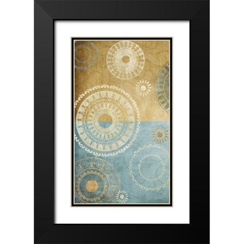 Botanical Changes II Black Modern Wood Framed Art Print with Double Matting by Marcon, Michael