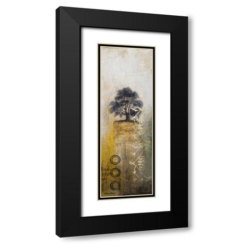Silent Tree I Black Modern Wood Framed Art Print with Double Matting by Marcon, Michael