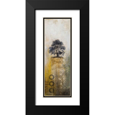 Silent Tree I Black Modern Wood Framed Art Print with Double Matting by Marcon, Michael