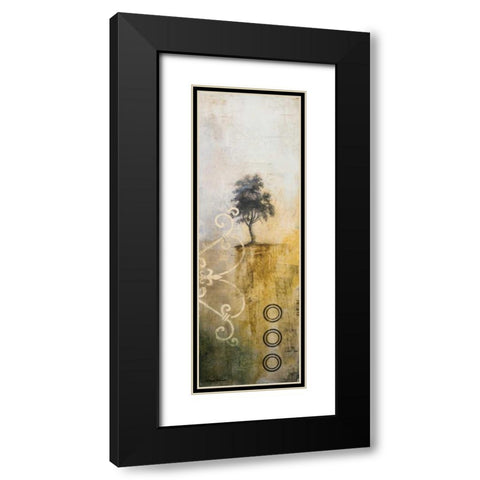Silent Tree II Black Modern Wood Framed Art Print with Double Matting by Marcon, Michael