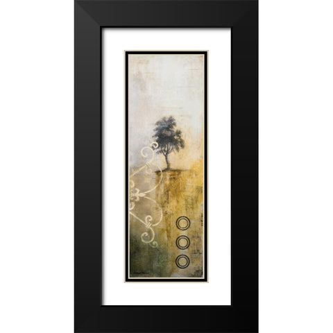 Silent Tree II Black Modern Wood Framed Art Print with Double Matting by Marcon, Michael