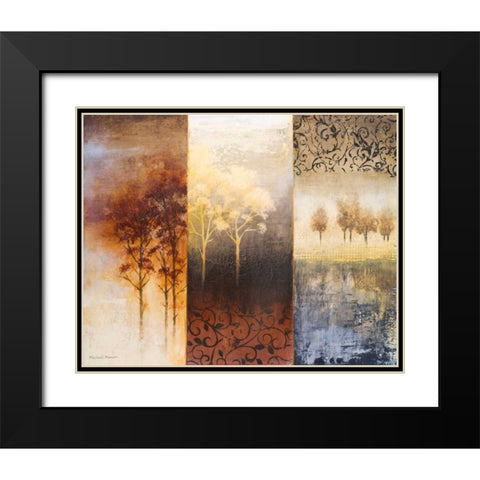 Lost in Trees I Black Modern Wood Framed Art Print with Double Matting by Marcon, Michael