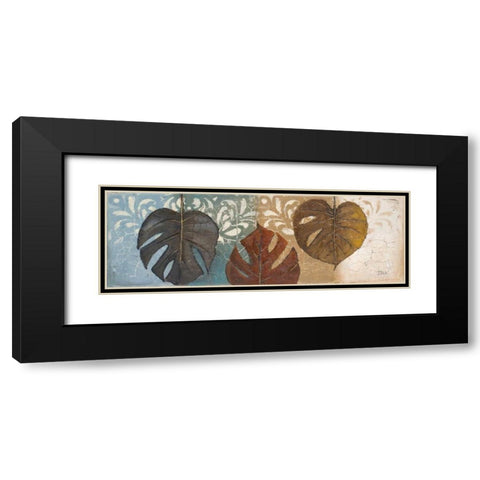 Balazo Trio II Black Modern Wood Framed Art Print with Double Matting by Pinto, Patricia