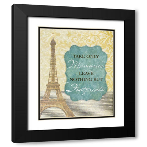 Take Only Memories Black Modern Wood Framed Art Print with Double Matting by Spaeth, John