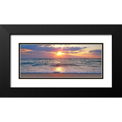 La Isla Bonita I Black Modern Wood Framed Art Print with Double Matting by Rodriguez, Jairo