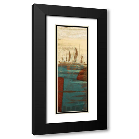 Calm Waters I Black Modern Wood Framed Art Print with Double Matting by Kingsley
