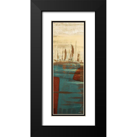 Calm Waters I Black Modern Wood Framed Art Print with Double Matting by Kingsley