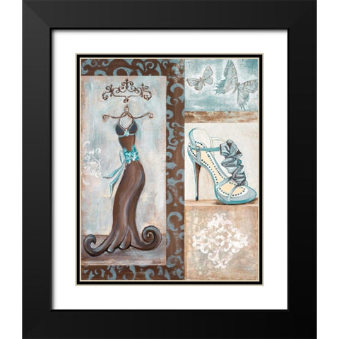 Dress Shop I Black Modern Wood Framed Art Print with Double Matting by Ritter, Gina