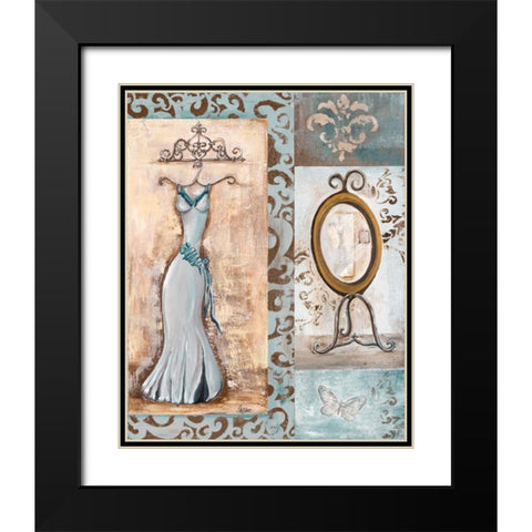 Dress Shop II Black Modern Wood Framed Art Print with Double Matting by Ritter, Gina