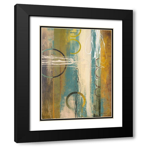 Earthbound I Black Modern Wood Framed Art Print with Double Matting by Marcon, Michael