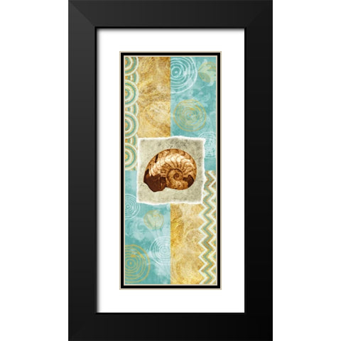 Tropic Sensation I Black Modern Wood Framed Art Print with Double Matting by Marcon, Michael
