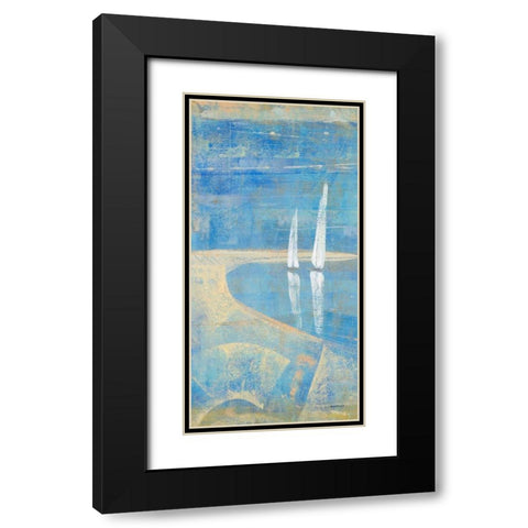 In the Distance I Black Modern Wood Framed Art Print with Double Matting by Kingsley