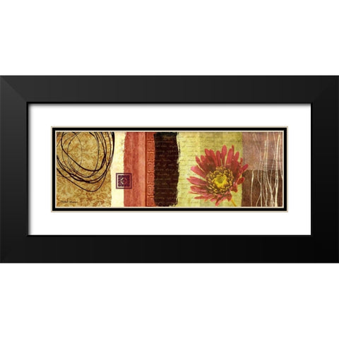 Delightful I Black Modern Wood Framed Art Print with Double Matting by Marcon, Michael