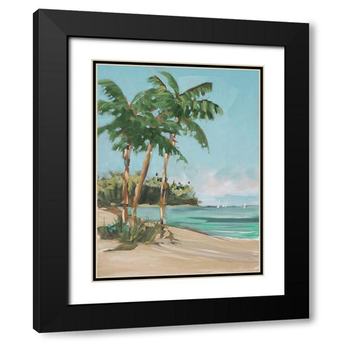 Hazy Solitude Black Modern Wood Framed Art Print with Double Matting by Slivka, Jane