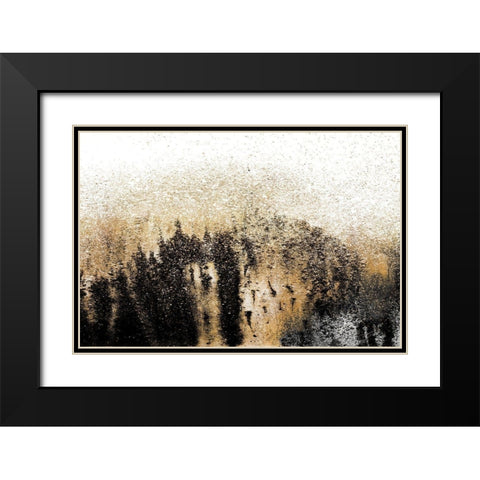 Starry Night Black Modern Wood Framed Art Print with Double Matting by Gonzalez, Roberto