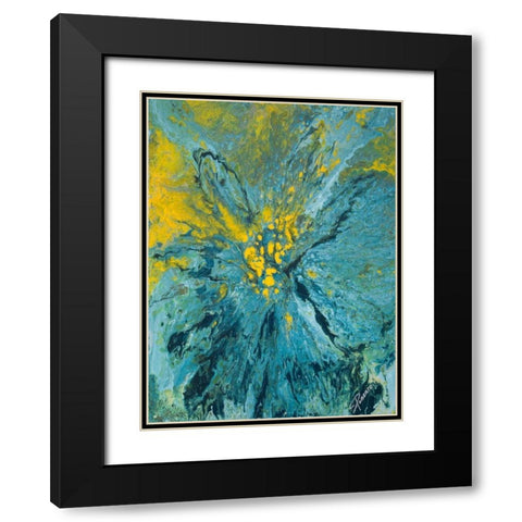 The Sea II Black Modern Wood Framed Art Print with Double Matting by Gonzalez, Roberto