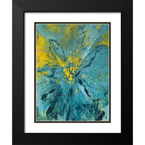 The Sea II Black Modern Wood Framed Art Print with Double Matting by Gonzalez, Roberto