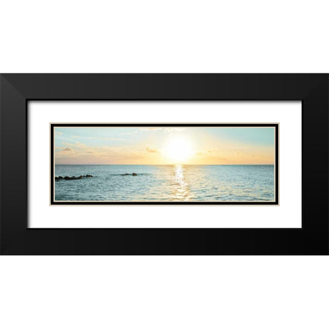 Bimini Horizon I Black Modern Wood Framed Art Print with Double Matting by Bryant, Susan