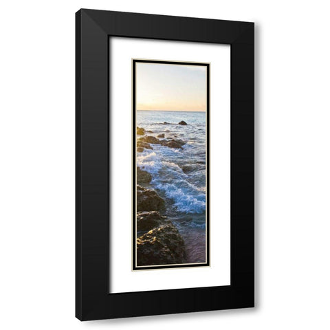 Bimini Coastline I Black Modern Wood Framed Art Print with Double Matting by Bryant, Susan