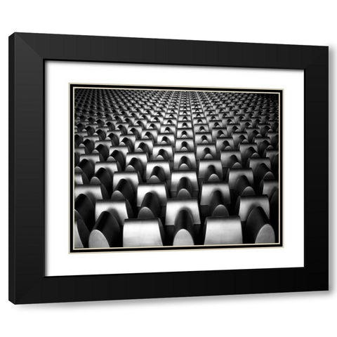 Industrial I Black Modern Wood Framed Art Print with Double Matting by Rodriguez, Jairo