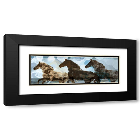 Lively Spirit I Black Modern Wood Framed Art Print with Double Matting by Meneely, Dan