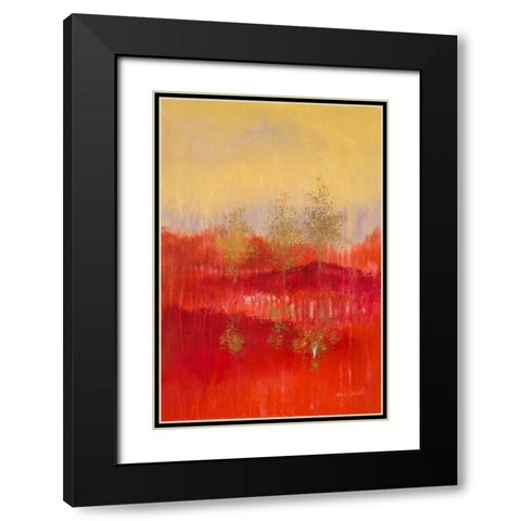 Through the Trees II Black Modern Wood Framed Art Print with Double Matting by Loreth, Lanie