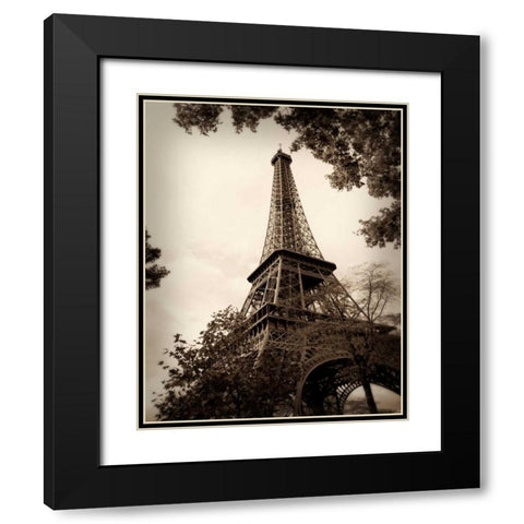 Last Day in Paris I Black Modern Wood Framed Art Print with Double Matting by Navas, Emily