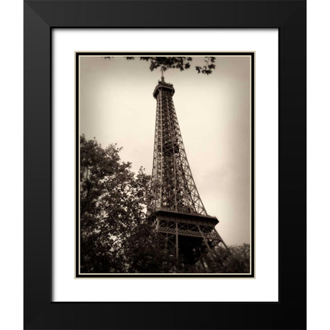 Last Day in Paris II Black Modern Wood Framed Art Print with Double Matting by Navas, Emily