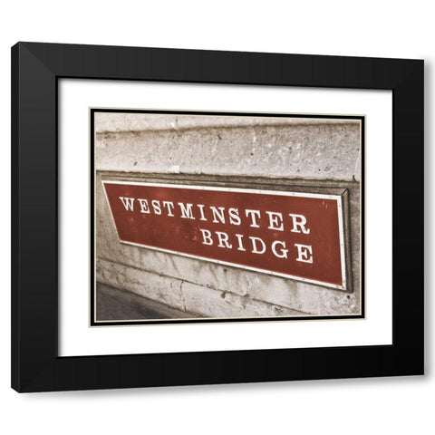 London II Black Modern Wood Framed Art Print with Double Matting by Navas, Emily