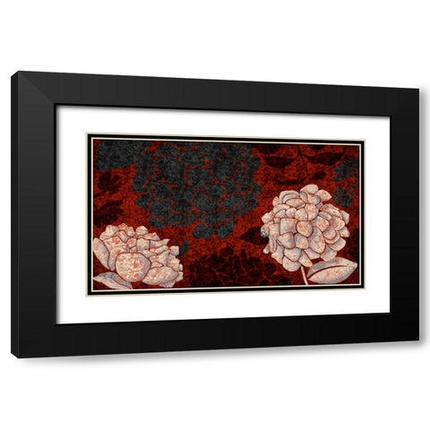 Eloise Black Modern Wood Framed Art Print with Double Matting by Medley, Elizabeth