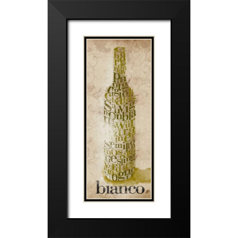 Type of Wine II Black Modern Wood Framed Art Print with Double Matting by SD Graphics Studio