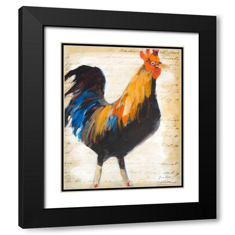 Morning Glory I Black Modern Wood Framed Art Print with Double Matting by Slivka, Jane