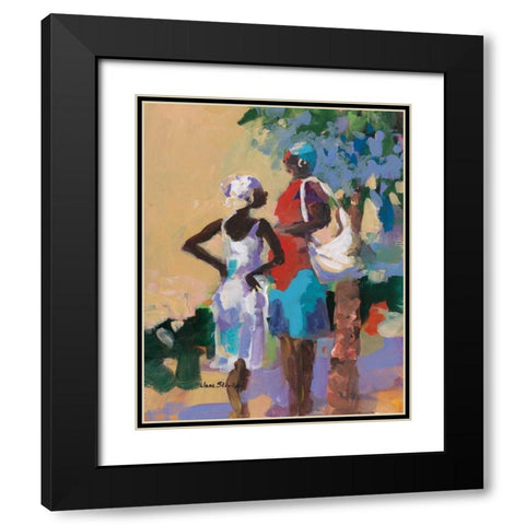 Saturday Morning I Black Modern Wood Framed Art Print with Double Matting by Slivka, Jane
