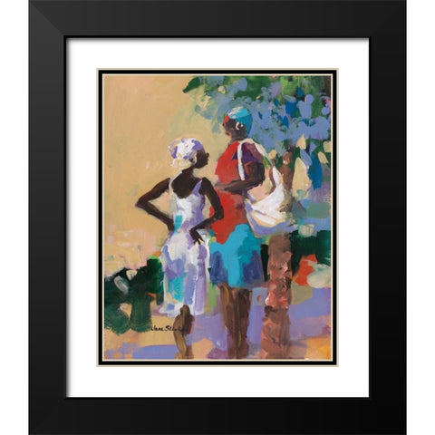 Saturday Morning I Black Modern Wood Framed Art Print with Double Matting by Slivka, Jane