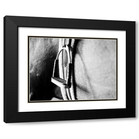 Horseback Riding II Black Modern Wood Framed Art Print with Double Matting by Bryant, Susan