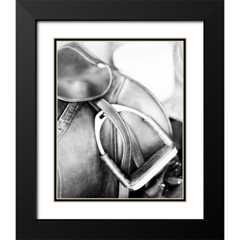 Derby II Black Modern Wood Framed Art Print with Double Matting by Bryant, Susan
