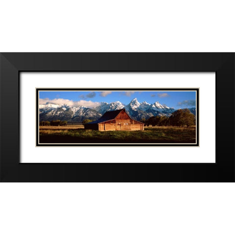 Alma Moulton Barn Black Modern Wood Framed Art Print with Double Matting by Lake, Shelley