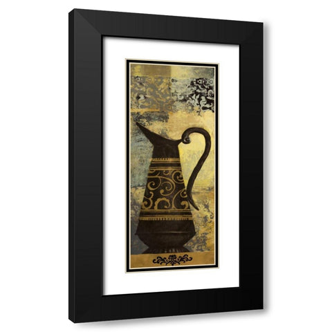 Vintage Vessel I Black Modern Wood Framed Art Print with Double Matting by Marcon, Michael