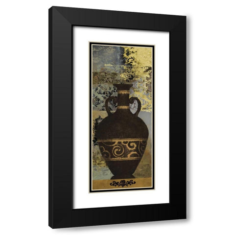 Vintage Vessel II Black Modern Wood Framed Art Print with Double Matting by Marcon, Michael