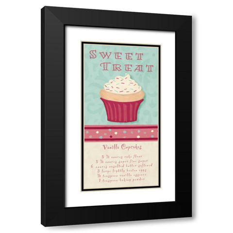 Sweet Treat Black Modern Wood Framed Art Print with Double Matting by Hakimipour, Tiffany