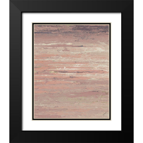 Blush Sunset Black Modern Wood Framed Art Print with Double Matting by Gonzalez, Roberto